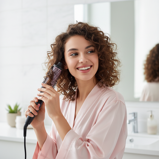 Quick Shine Curling Brush